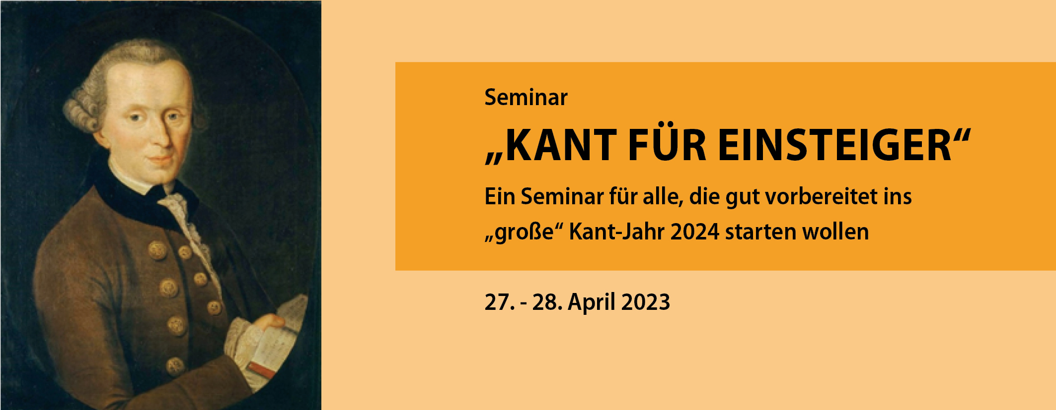 Banner Kant Tagung