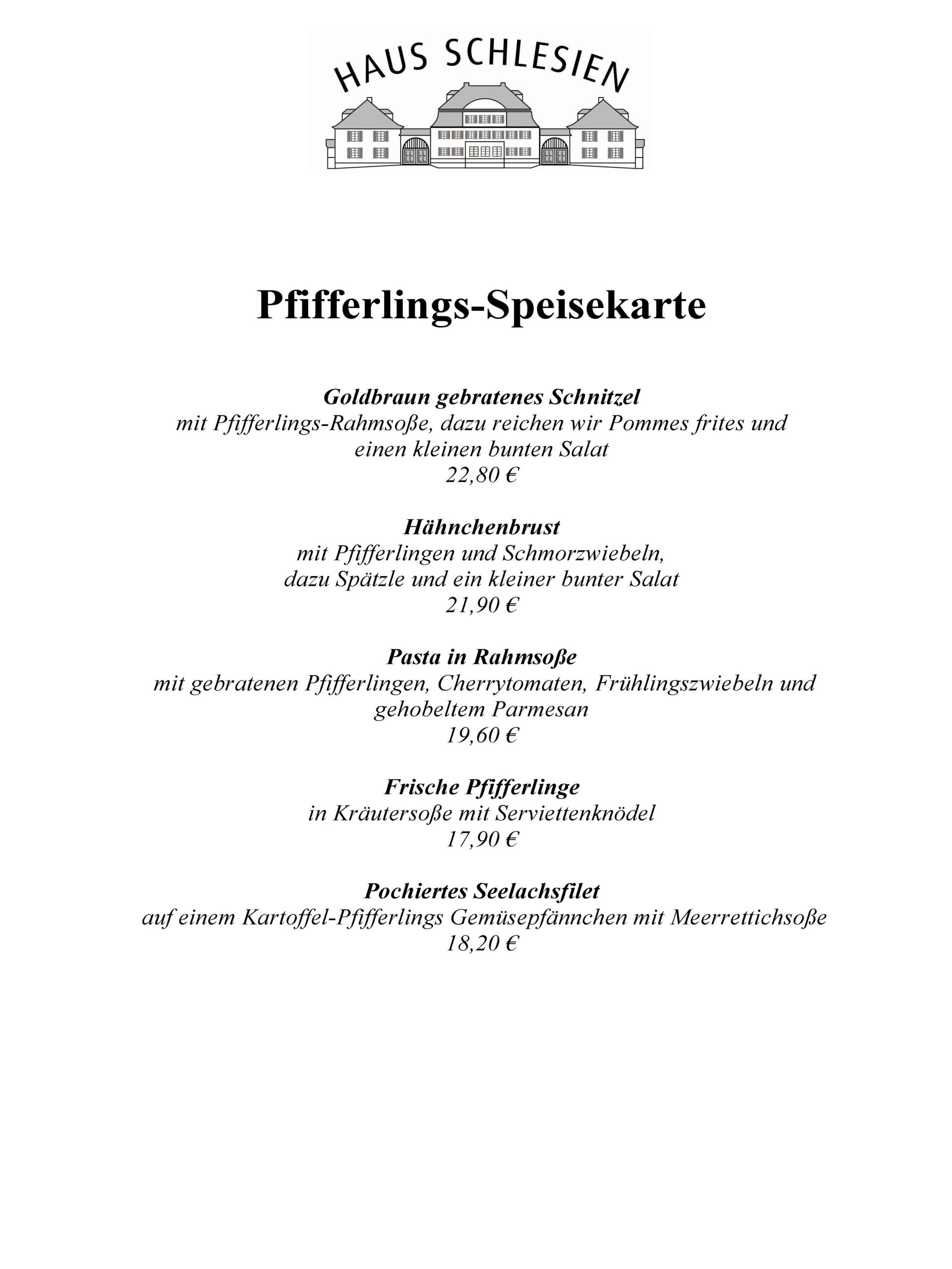 Pfifferlingskarte
